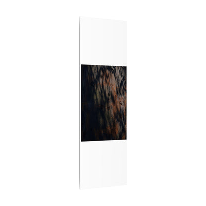 Rust Patina Shadow Zen Canvas Art | Luxurious Dark Japandi Art