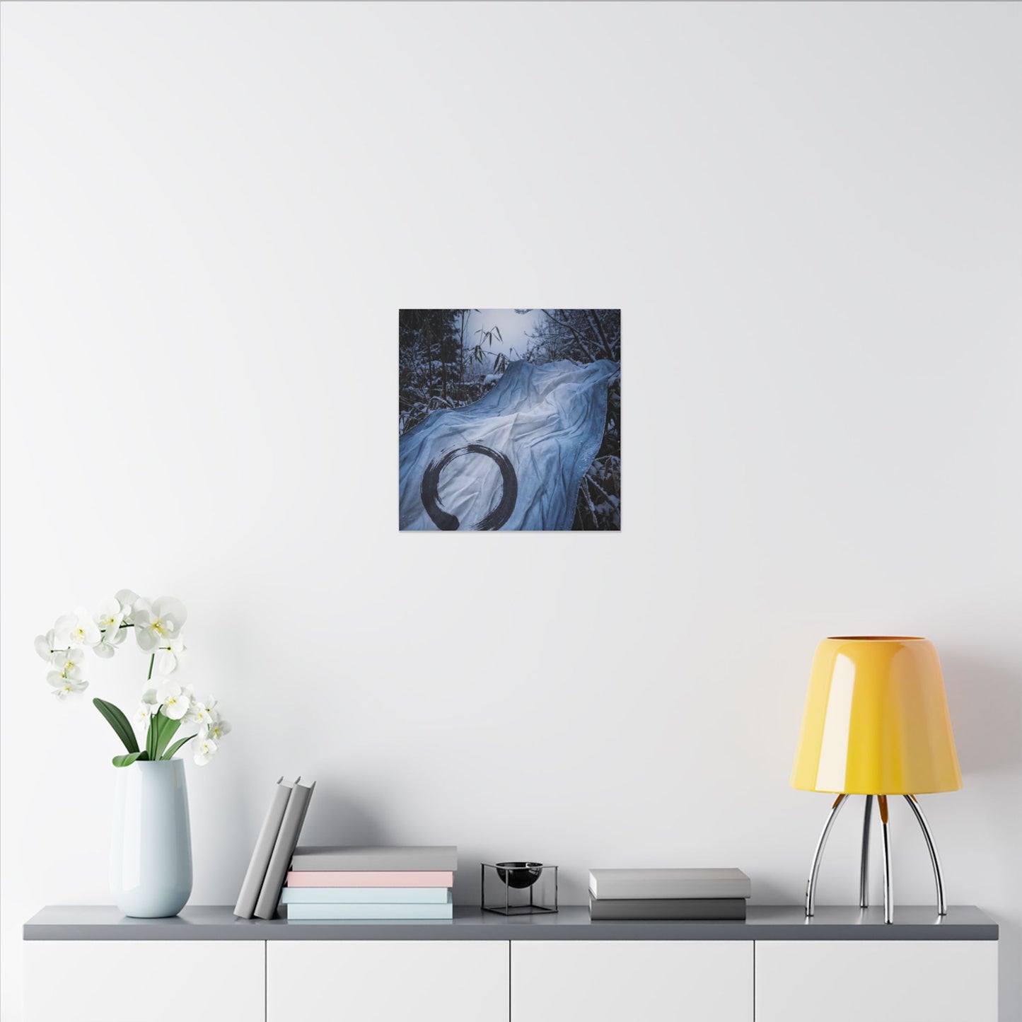 Moonlight Silk Drape Canvas Art - Zen Datsuzoku