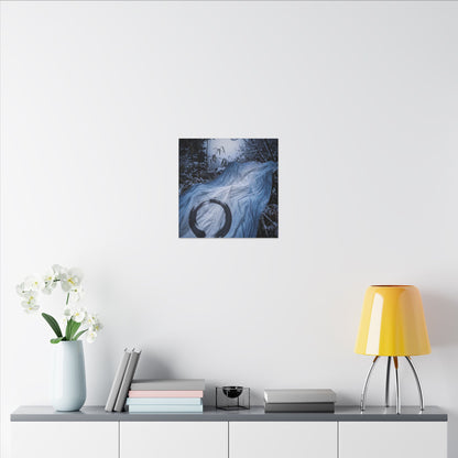 Moonlight Silk Drape Canvas Art - Zen Datsuzoku