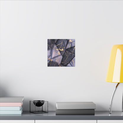 Seijaku Paper Fold Canvas Art - Kintsugi Gold Vein