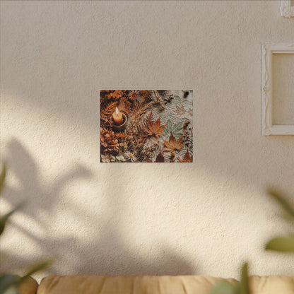 Candlelight Dried Flowers Canvas Art - Japandi Seijaku