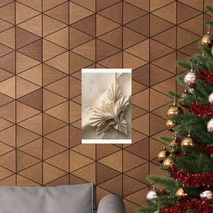 Dawn Paper Fold Wall Art Print - Japandi Fukinsei