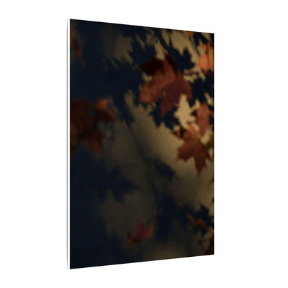 Shadow Play Canvas Art | Autumn Dark Japandi Moody Minimal Art