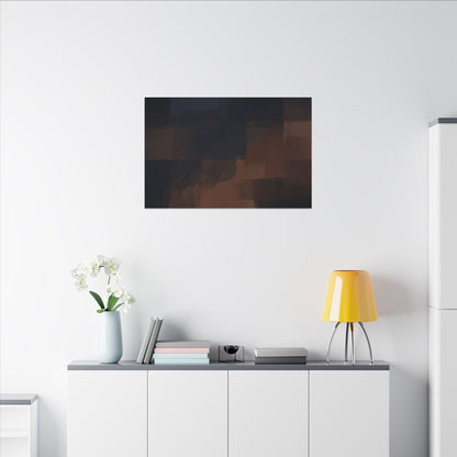 Wabi-sabi Minimal-line Japandi Charcoal Canvas Art