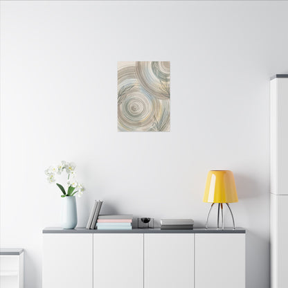 Kanso Water Ripple Canvas Art - Japandi Minimal Line