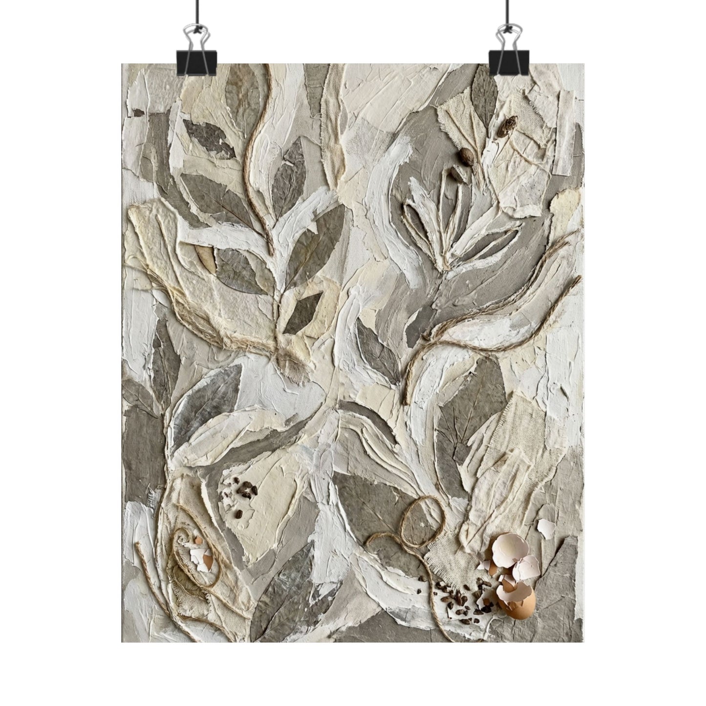 Japandi Textured Wall Art Print Art Print