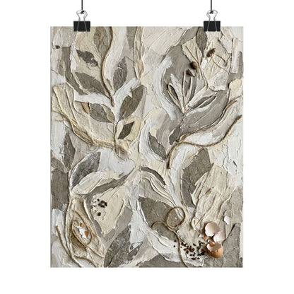 Japandi Textured Wall Art Print Art Print