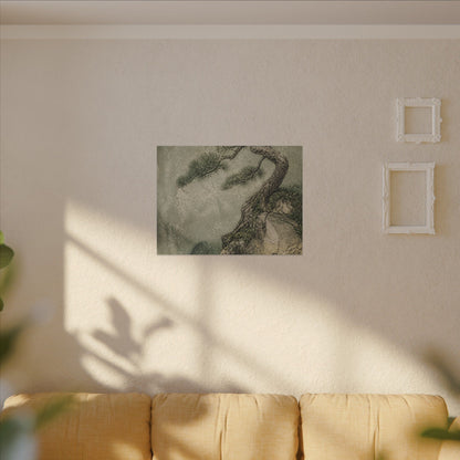 Fukinsei Pine Tree Canvas Art - Japandi Texture
