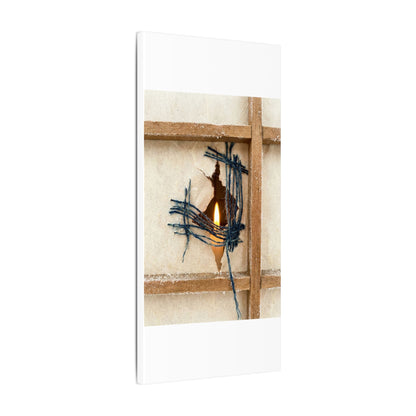 Winter Shoji Screen Broken Beauty Canvas Art | Resilient Decor
