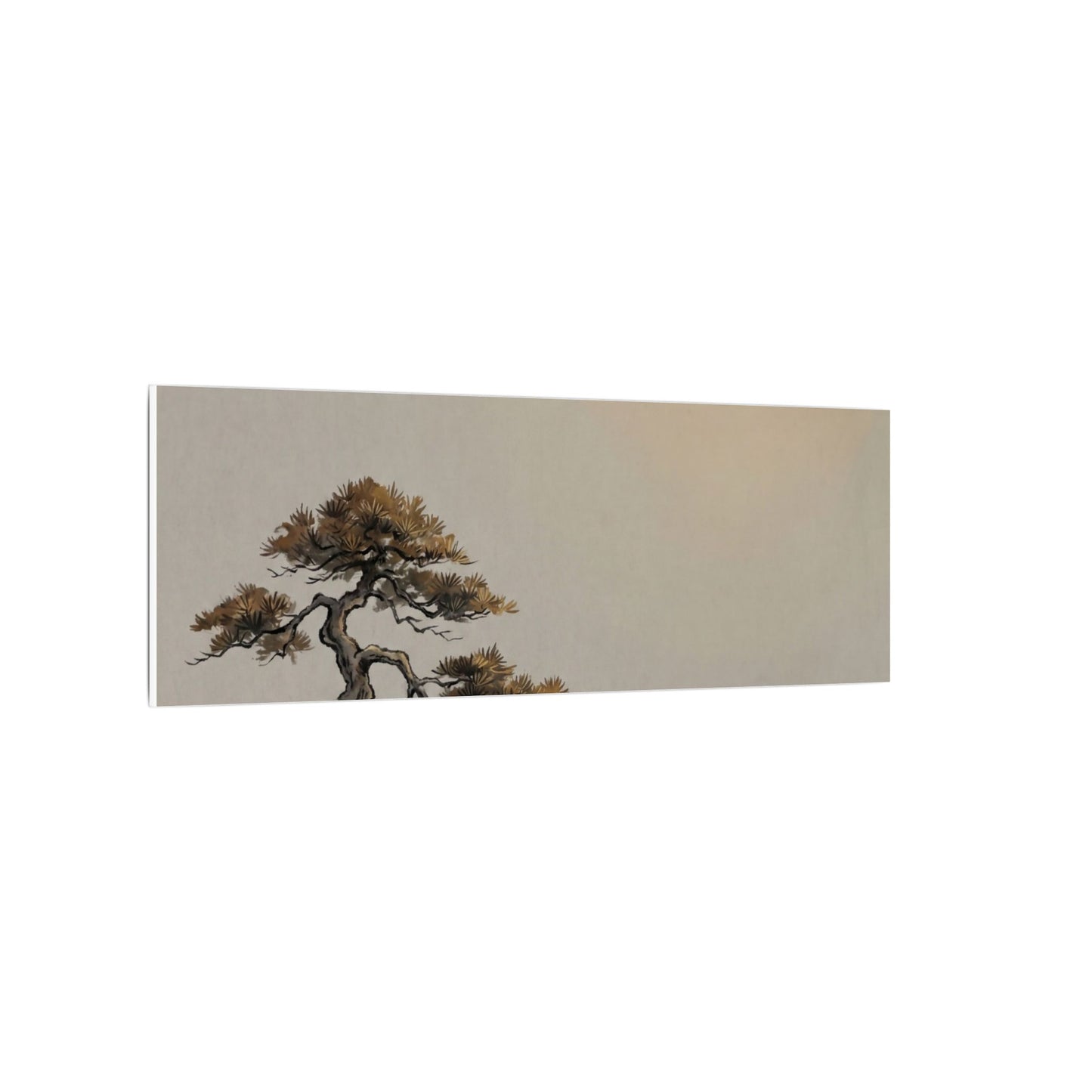 Pine Tree Canvas Art | Autumn Zen Karesansui Art
