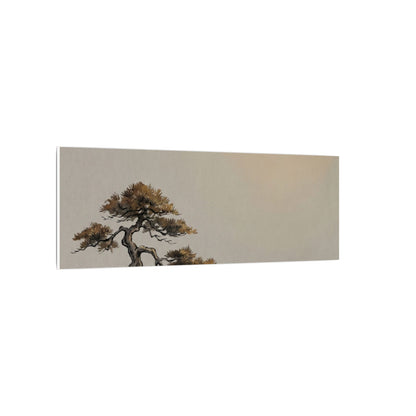 Pine Tree Canvas Art | Autumn Zen Karesansui Art