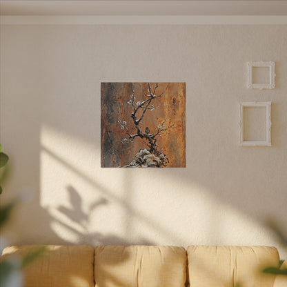 Datsuzoku Rust Patina Canvas Art - Zen Sumi E