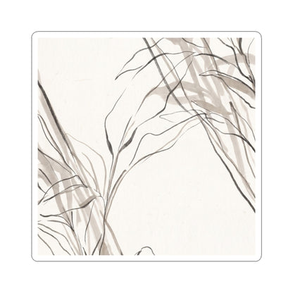 Ma Shoji Screen Sticker - Japandi Minimal Line