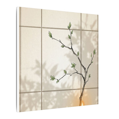 Shoji Screen Spring Canvas Art | Japandi Cozy Design