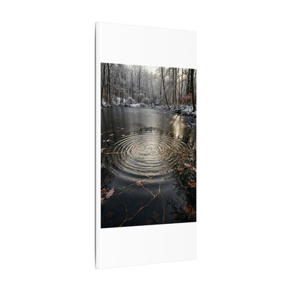 Water Ripple Broken Beauty Canvas Art | Artful Kintsugi Art