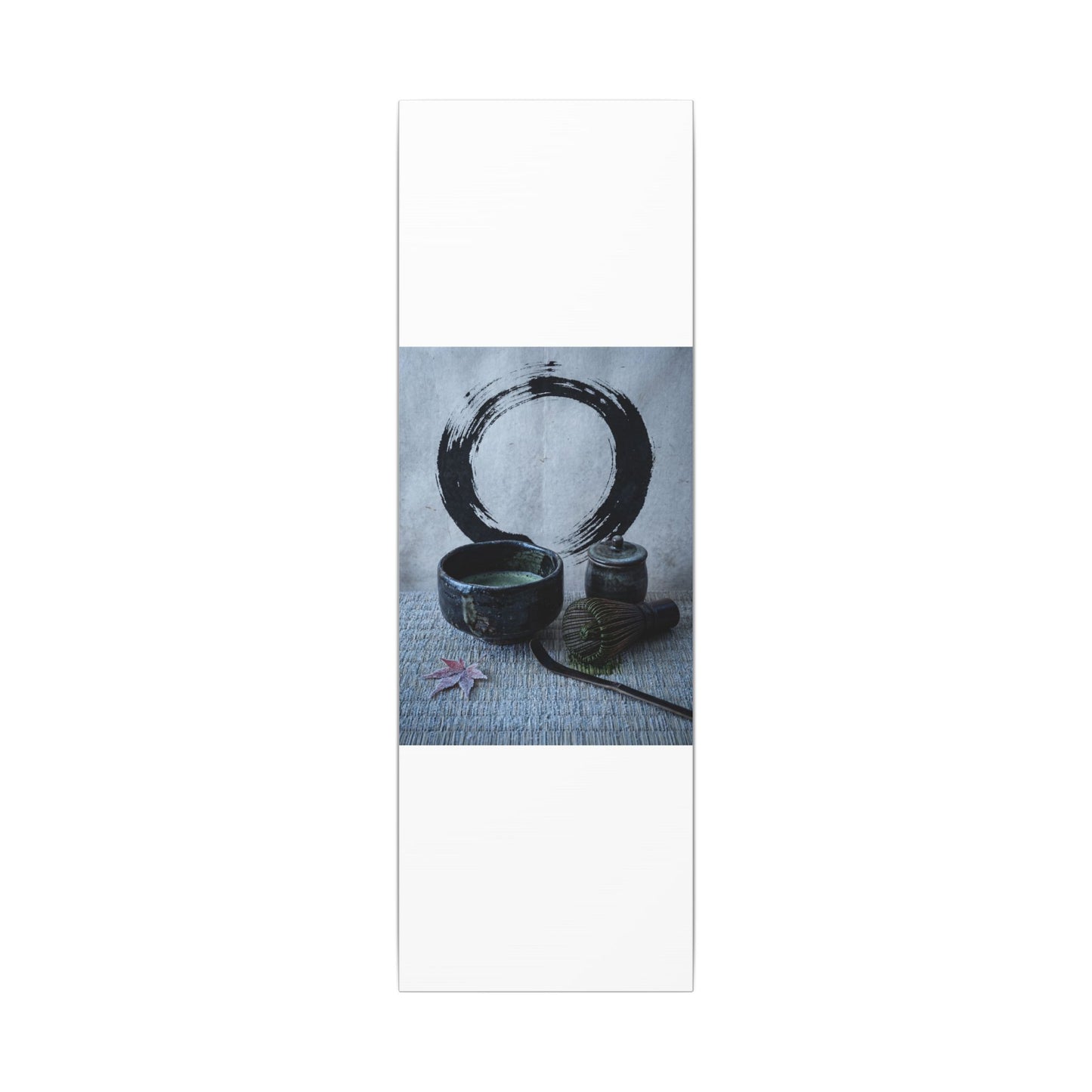 Tea Ceremony Canvas Art | Winter Zen Enso Art