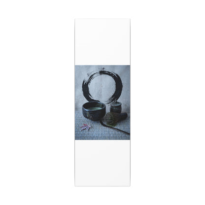 Tea Ceremony Canvas Art | Winter Zen Enso Art