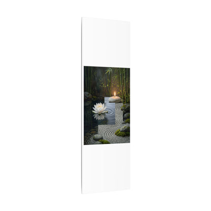 Candlelight Lotus Flower Canvas Art - Zen Kanso