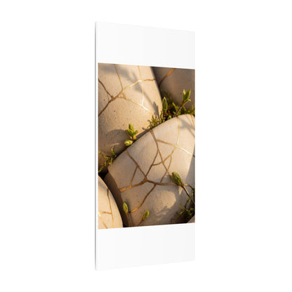 Spring Broken Pottery Gold Vein Canvas Art | Beautiful Decor
