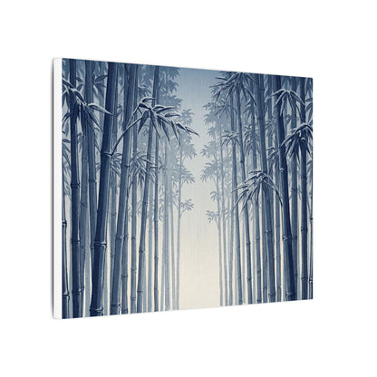 Bamboo Grove Canvas Art | Winter Zen Ukiyo E Inspired Art