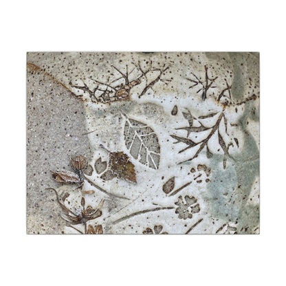 Ceramic Bowl Winter Canvas Art | Japandi Earthy Design Art Print