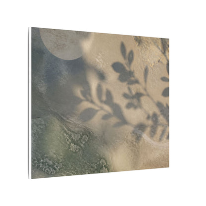 Japandi Shadow Play in Moonlight | Texture Canvas Art
