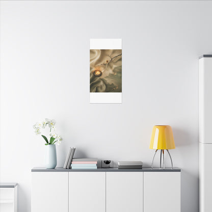 Silk Drape Japanese Pattern Canvas Art | Warm Japandi Art