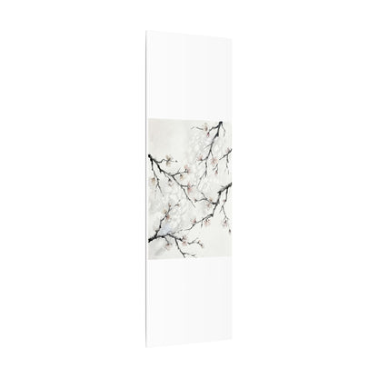 Cherry Blossom Canvas Art | Winter Japandi Watercolor Art