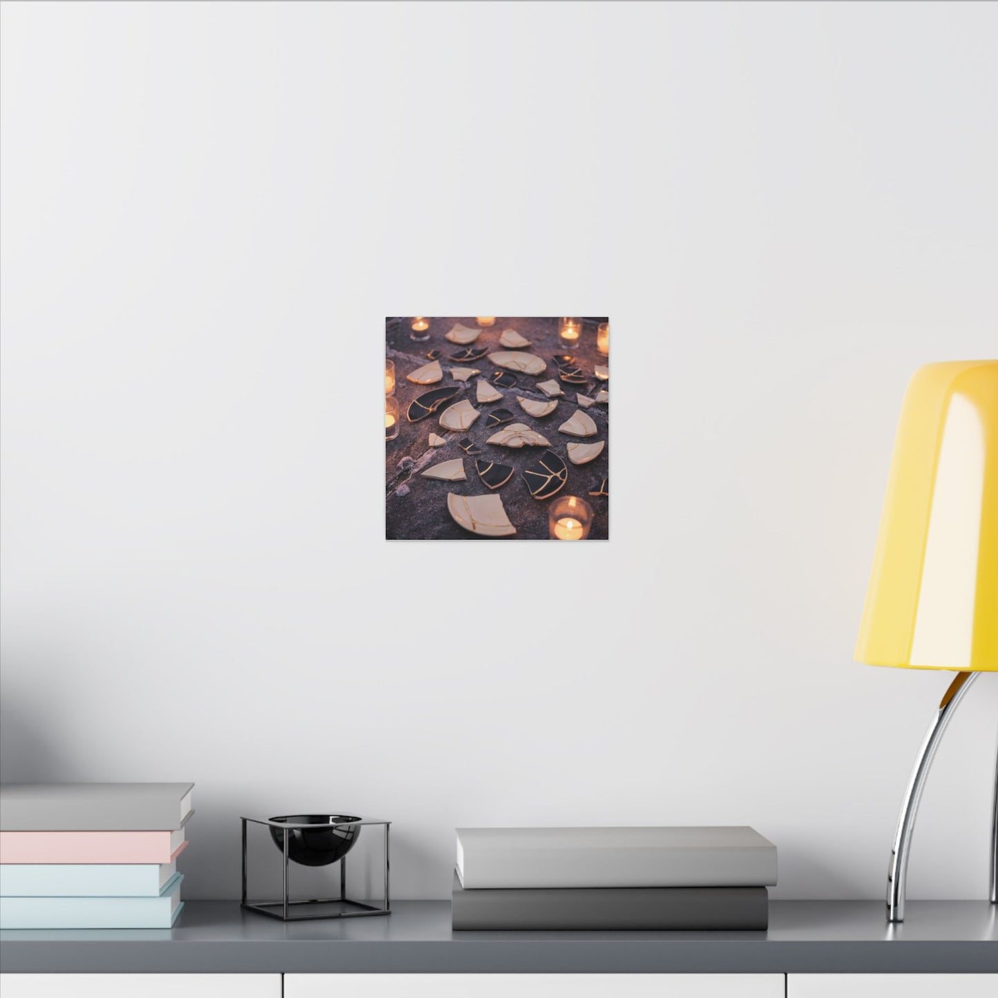 Winter Broken Pottery Broken Beauty Canvas Art | Beautiful Decor