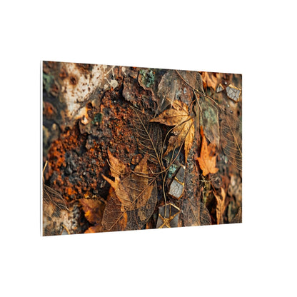 Rust Patina Canvas Art | Autumn Japandi Texture Art
