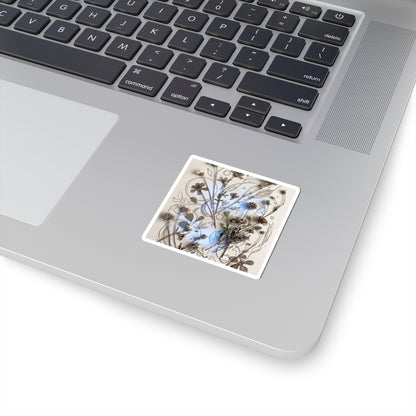 Dried Flowers Spring Sticker | Japandi Elegant Design