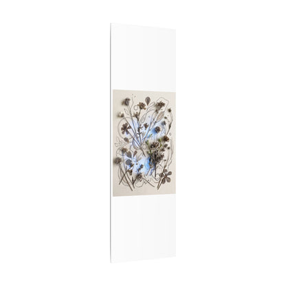 Dried Flowers Minimal Line Canvas Art | Elegant Japandi Art