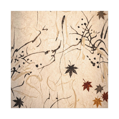 Golden Hour Shoji Screen Canvas Art - Japandi Fukinsei