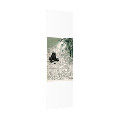 Shibui Rock Garden Canvas Art - Zen Ukiyo E Inspired