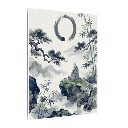 Zen Sumi-e Canvas Art