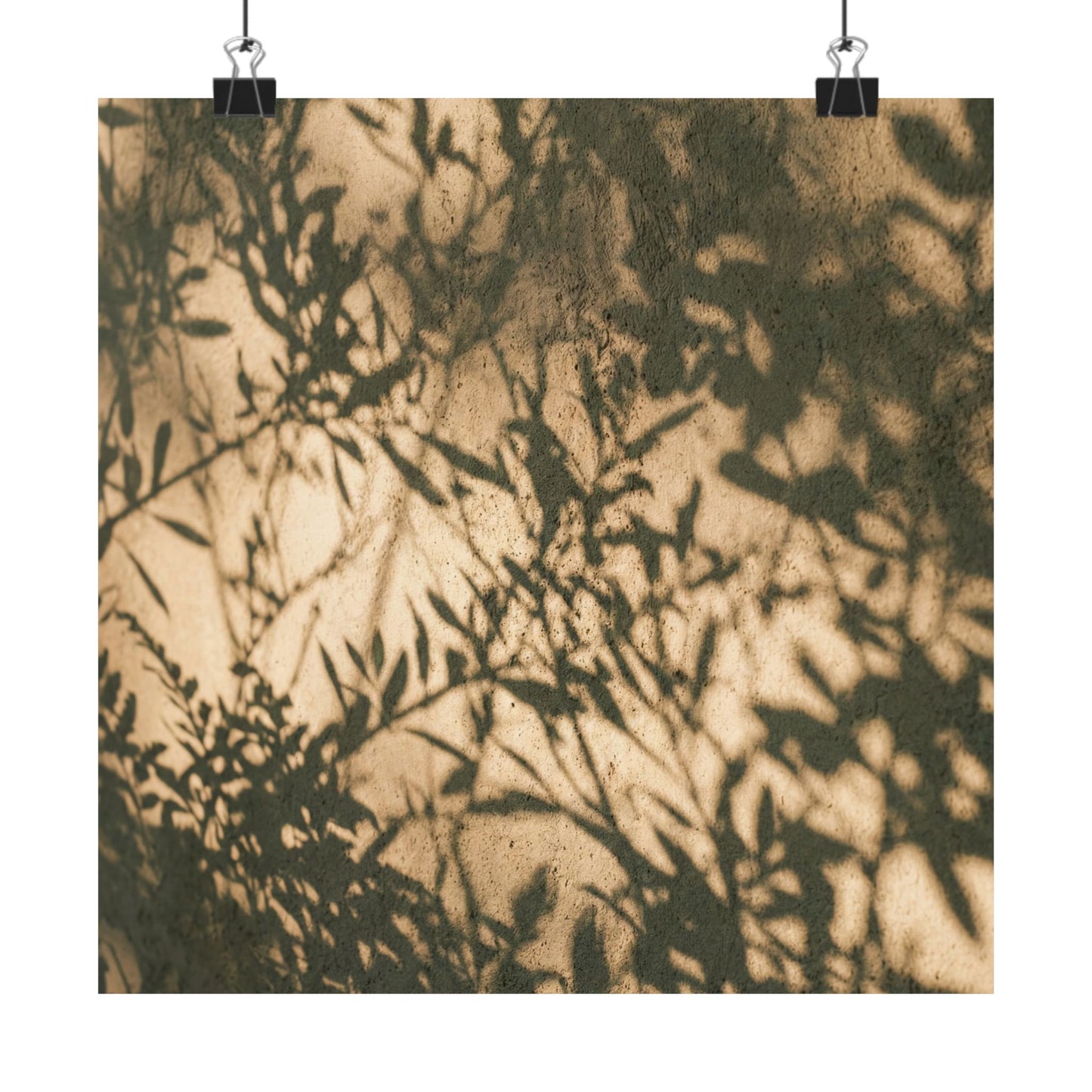 Shibui Shadow Play Wall Art Print - Japandi Minimal Line Art Print