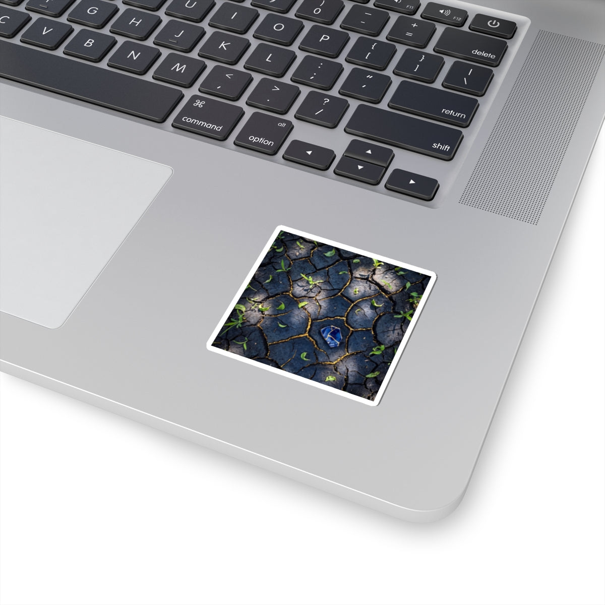 Dappled Cracked Earth Sticker - Dark Japandi Datsuzoku