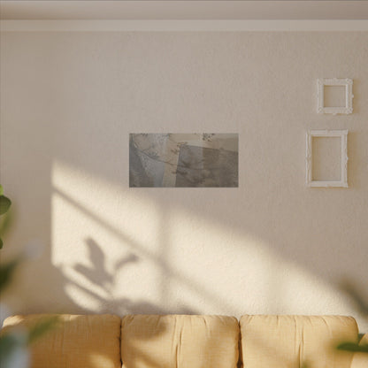Neutral Shadow Play Canvas Art - Texture Japandi