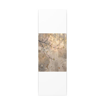 Summer Cherry Blossom Texture Canvas Art | Neutral Decor