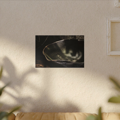 Sophisticated Ceramic Bowl Canvas Art - Dark Texture Dark Japandi