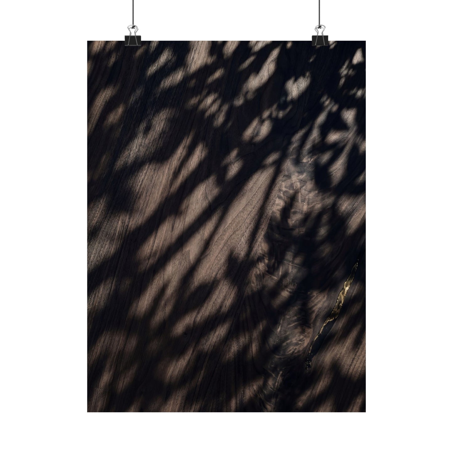 Datsuzoku Shadow Play Wall Art Print - Dark Japandi Shadow Zen