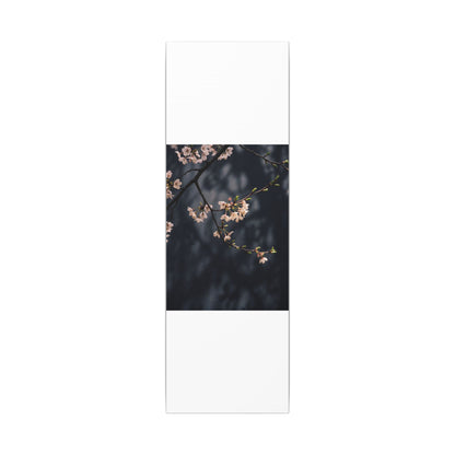 Cherry Blossom Moody Minimal Canvas Art | Bold Dark Japandi Art