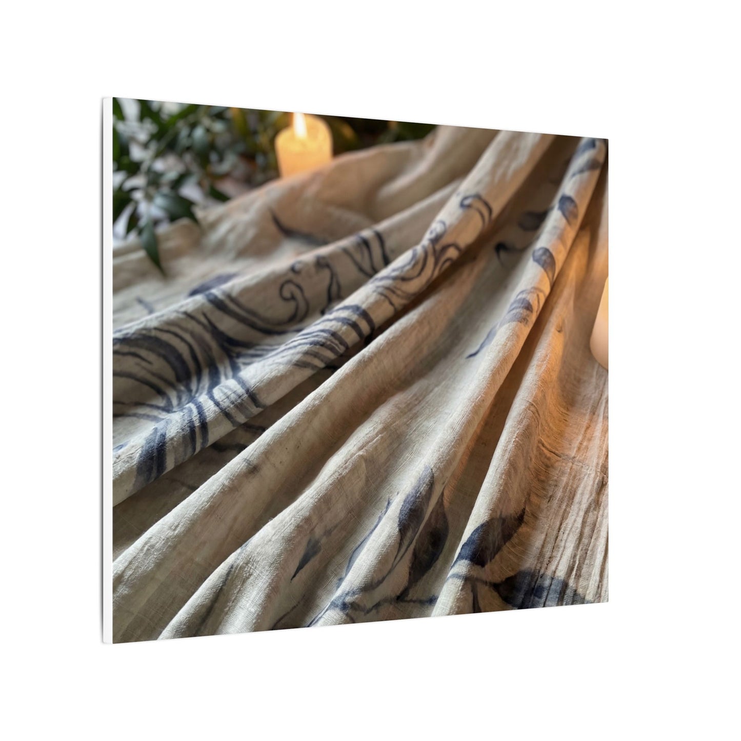 Fukinsei Silk Drape Canvas Art - Japandi Japanese Pattern