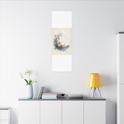 Winter Shoji Screen Forest Whimsy Canvas Art | Enchanting Decor