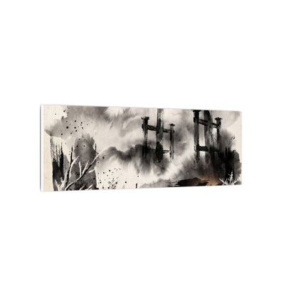 Candlelight Torii Gate Canvas Art - Zen Datsuzoku