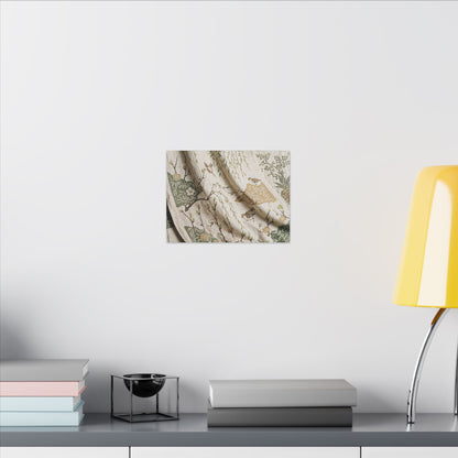 Silk Drape Canvas Art | Spring Japandi Japanese Pattern Art