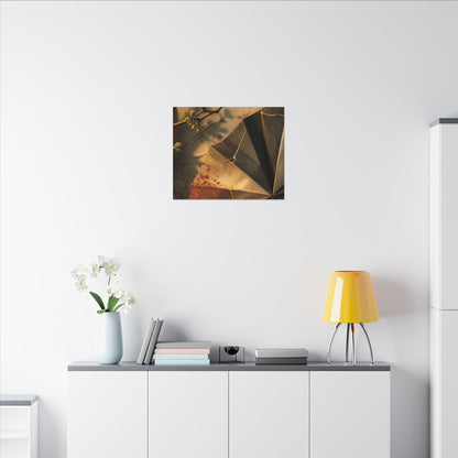 Ma Paper Fold Canvas Art - Kintsugi Broken Beauty