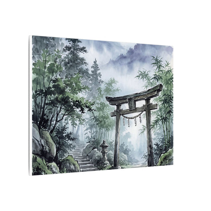Moonlight Torii Gate Canvas Art - Zen Fukinsei