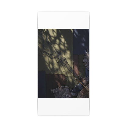 Ma Incense Smoke Canvas Art - Dark Japandi Dark Texture