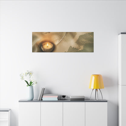 Silk Drape Japanese Pattern Canvas Art | Warm Japandi Art